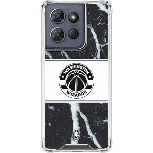 NBA Washington Wizards Marble Moto G Play 5G (2025) Clear Case